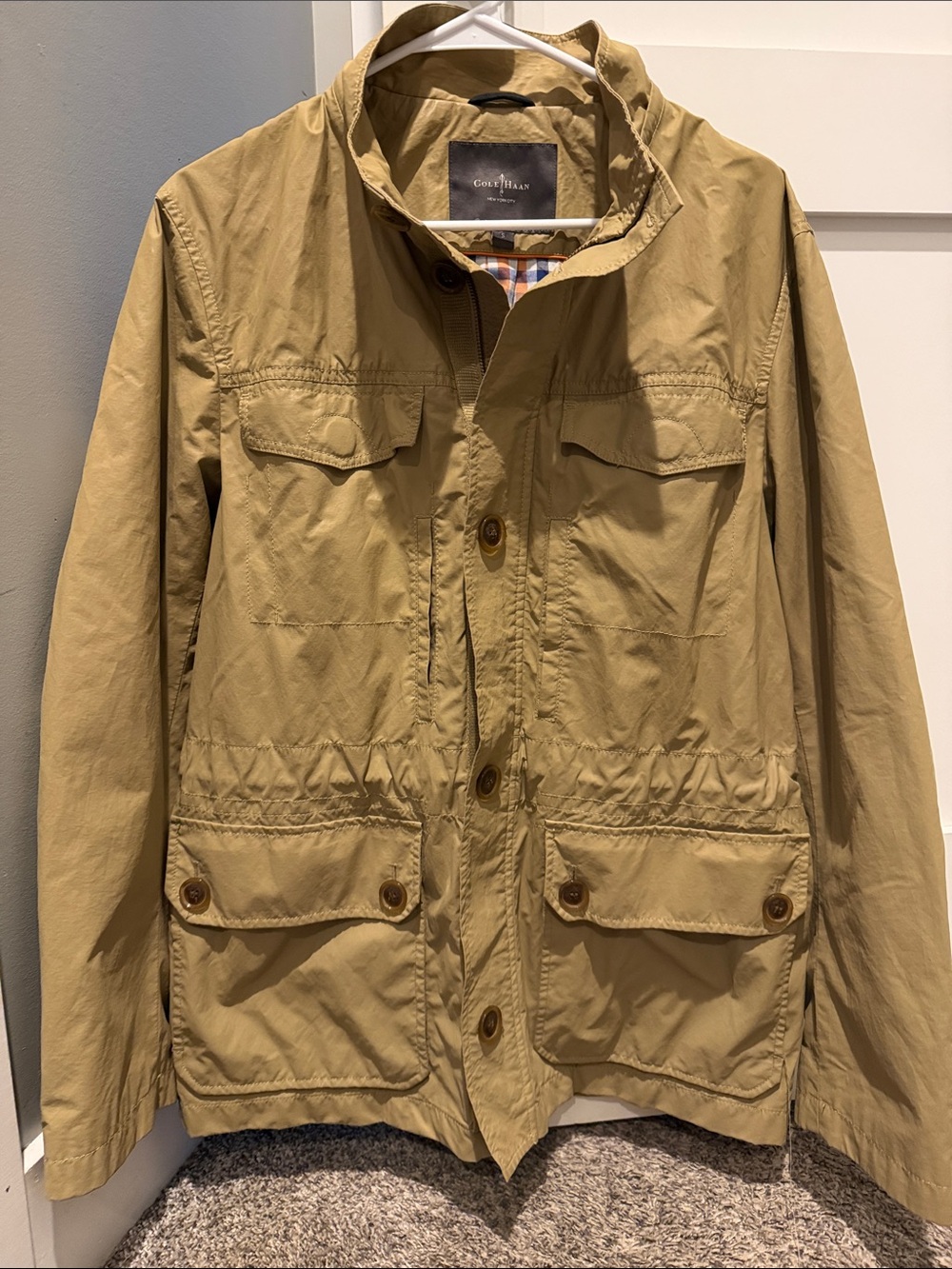 Cole Haan Khaki Utility Field Jacket
